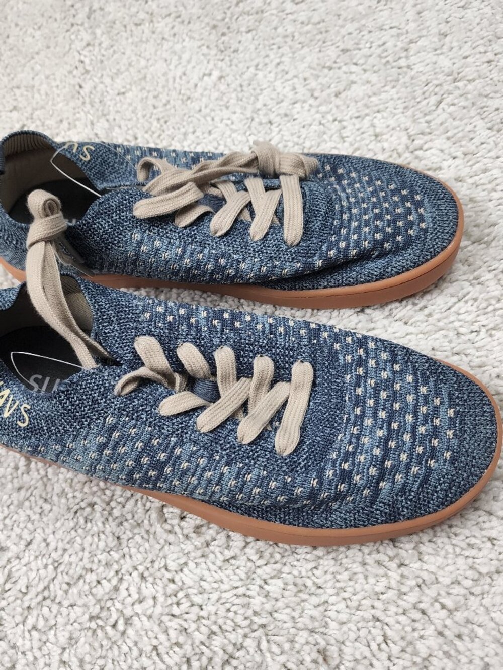Suavs The Zilker Breathable Mens Size 7.5 Women 9.5 Athletic Shoes Sneakers Blue